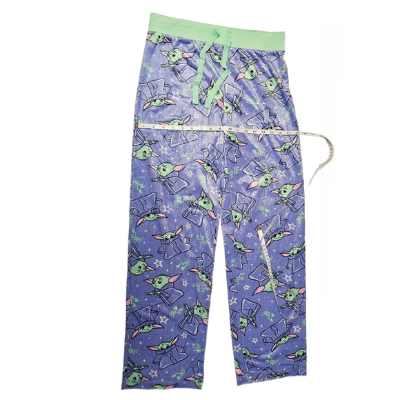 Star Wars Purple Green Grogu Yoda Pajamas - Picture 8 of 11